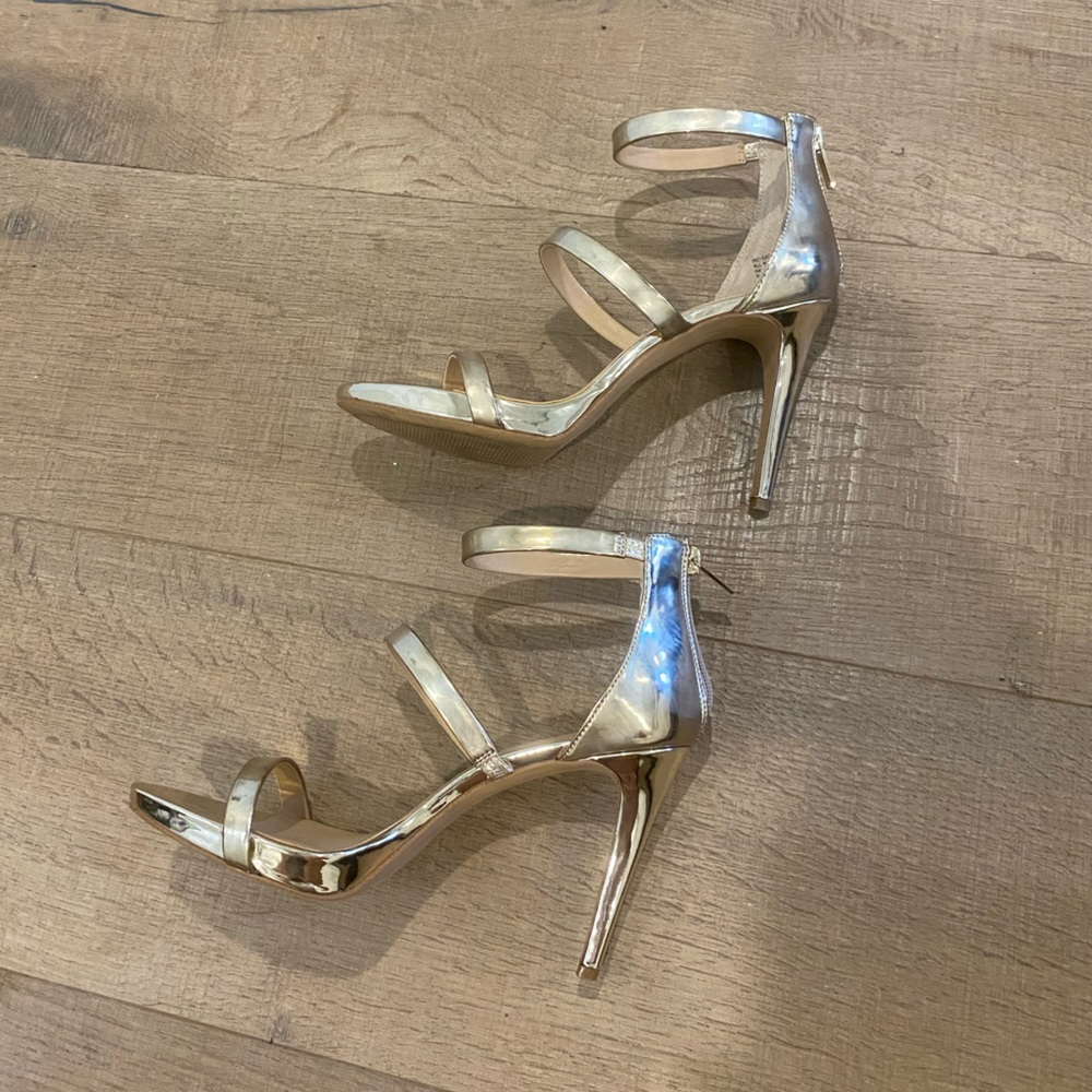 INC Pale Gold Heels